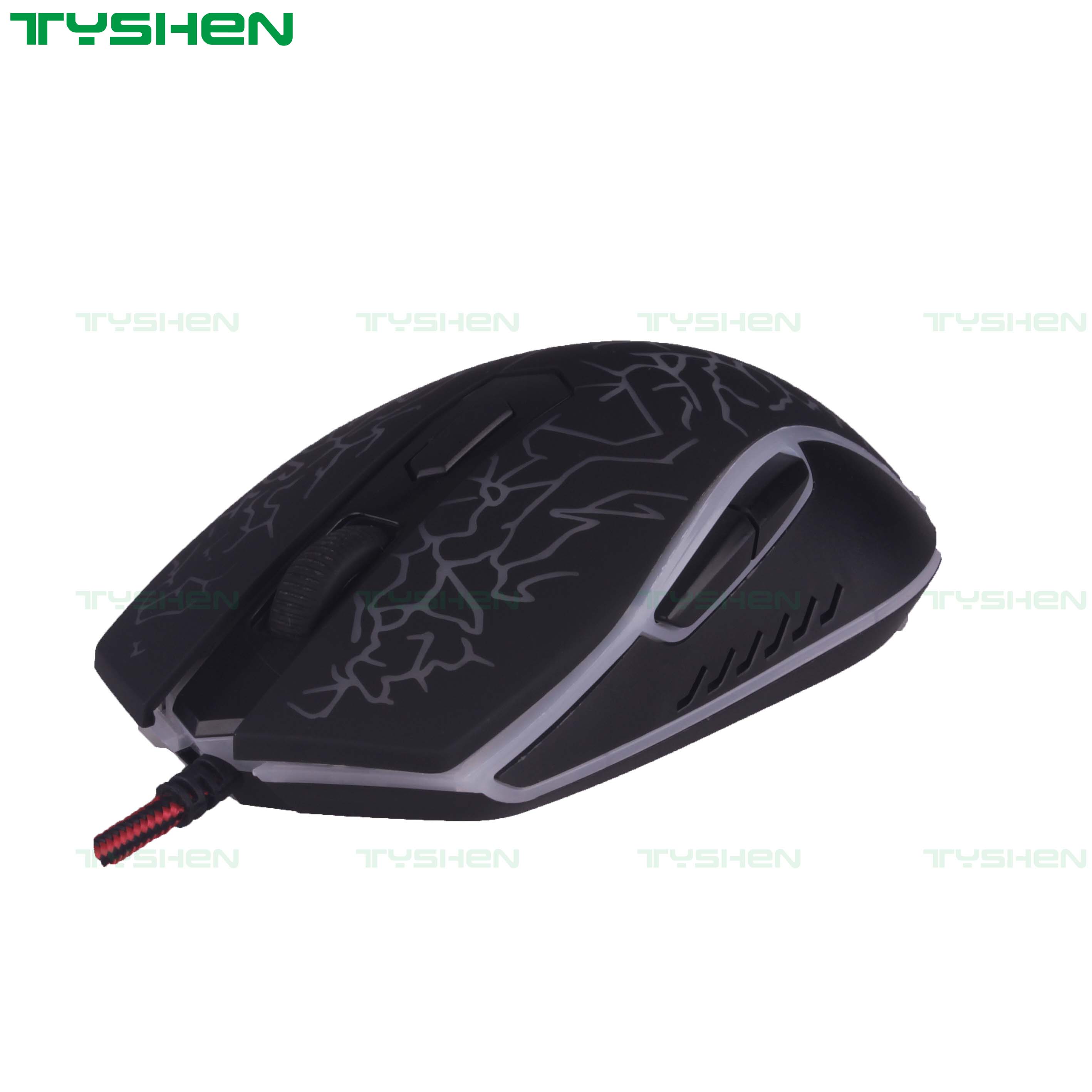 Gamer LED 6D Optical RGB Computer High Dpi Colorful 6 Buttons Customized Gaming Mouse