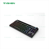 [New Keyboard] Mechanical Green Axis RGB Luminous Game Keyboard Tea Axis 87 Keys Wired Office USB Keyboard