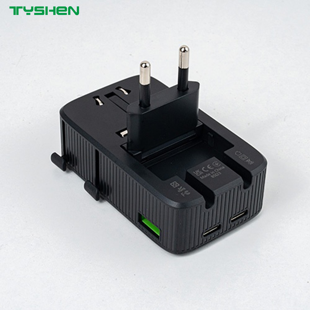 65W Charger with 2000W AC Output 2C1A Laptop Charging EU/US/UK/AU Plug OEM 