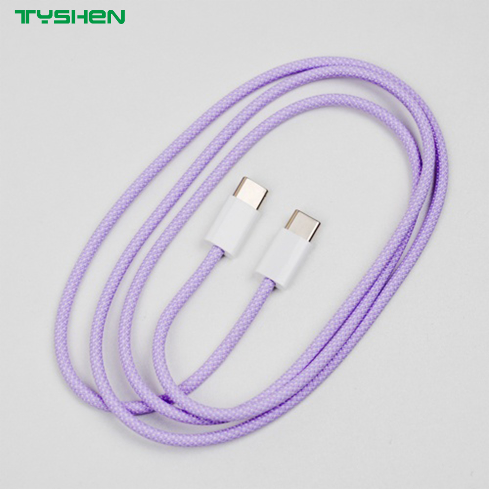 USB-C to USB-C Fast Charging Cable 60W for iP/hone 16/17 Data Cable