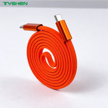 100W Magnetic Braided Flat USB-C to USB-C Fast Charging Cable for Laptop/Phone