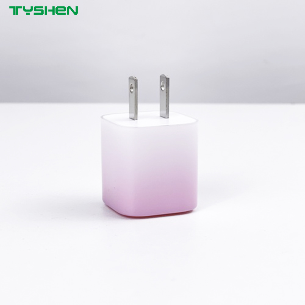 35W US Plug Mini Fast Charger with Dual Port USB&C Charger