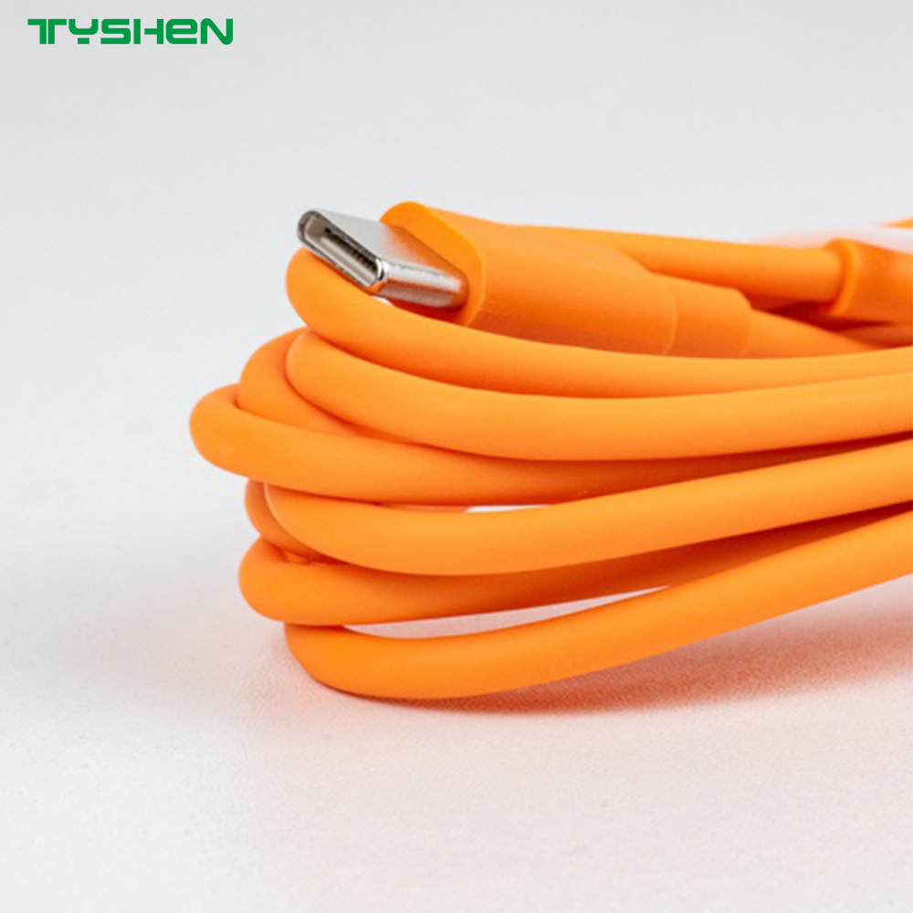 60W TPE USB-C to USB-C Fast Charging Cable for phone laptop