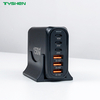 120W 6-Port Fast Charging Station phone/laptop Charger Desktop US/EU/AU/KR Fast Charger