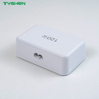 120W 6-Port Fast Charging Station USB-C/USB Multi-Plug Charger Desktop US/EU/AU/KR Fast Charger