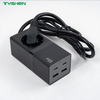65W Charger 2C2A Multi-Port Charger with AC Socket EU/US/UK Plug OEM Manufacturer