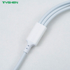 60W 3 in 1 Fast Charging Cable USB-C Lightning Micro USB Multi Charger Cable