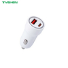 50W Mini Dual Port Fast Car Charger PD/PPS/QC Universal Car Adapter