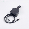 52.5W Dual USB-C Car Charger Retractable Cable PD PPS QC Fast Charging