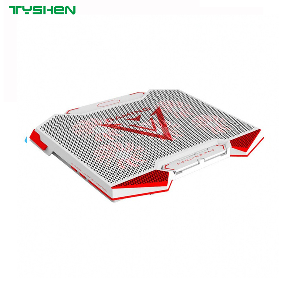RGB 17 Inch Gaming Laptop Cooling Pad with 5 Fans and 5-Level Stand