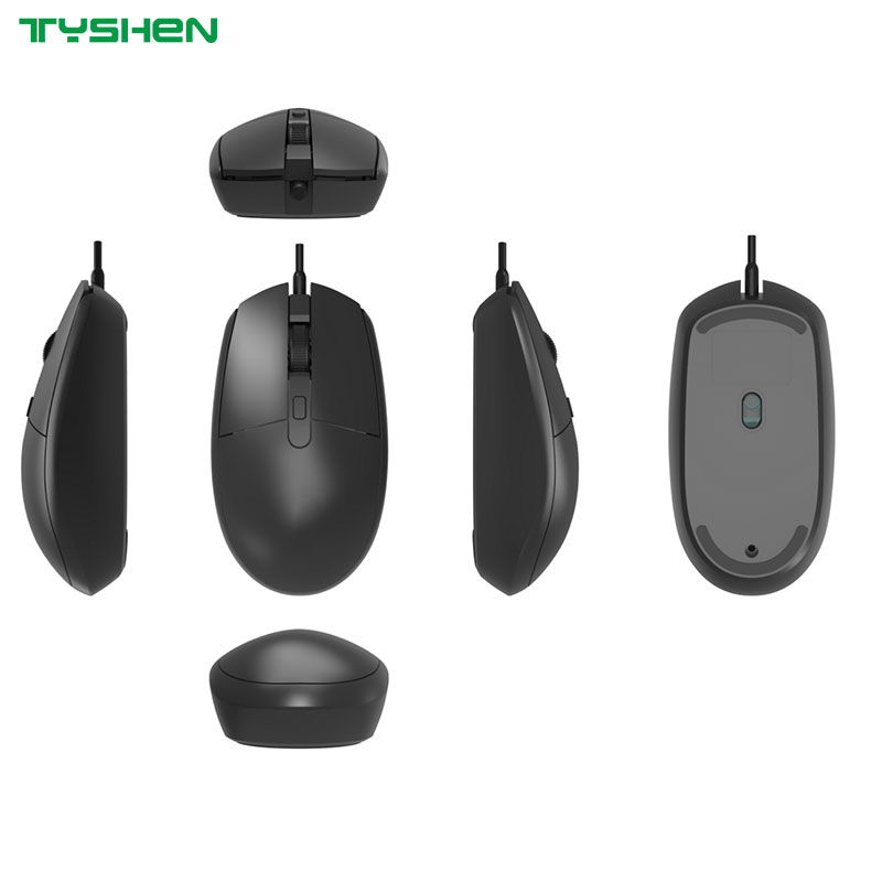 4D USB Mouse For Office 800/1200/1600 DPI 1.0$