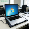 Dual Fan Laptop Cooling Pad with USB Ports and LED Lights