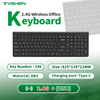 2.4G Wireless Office Keyboard OEM Supplier | Rechargeable Type-C Keyboard & Mouse Combo