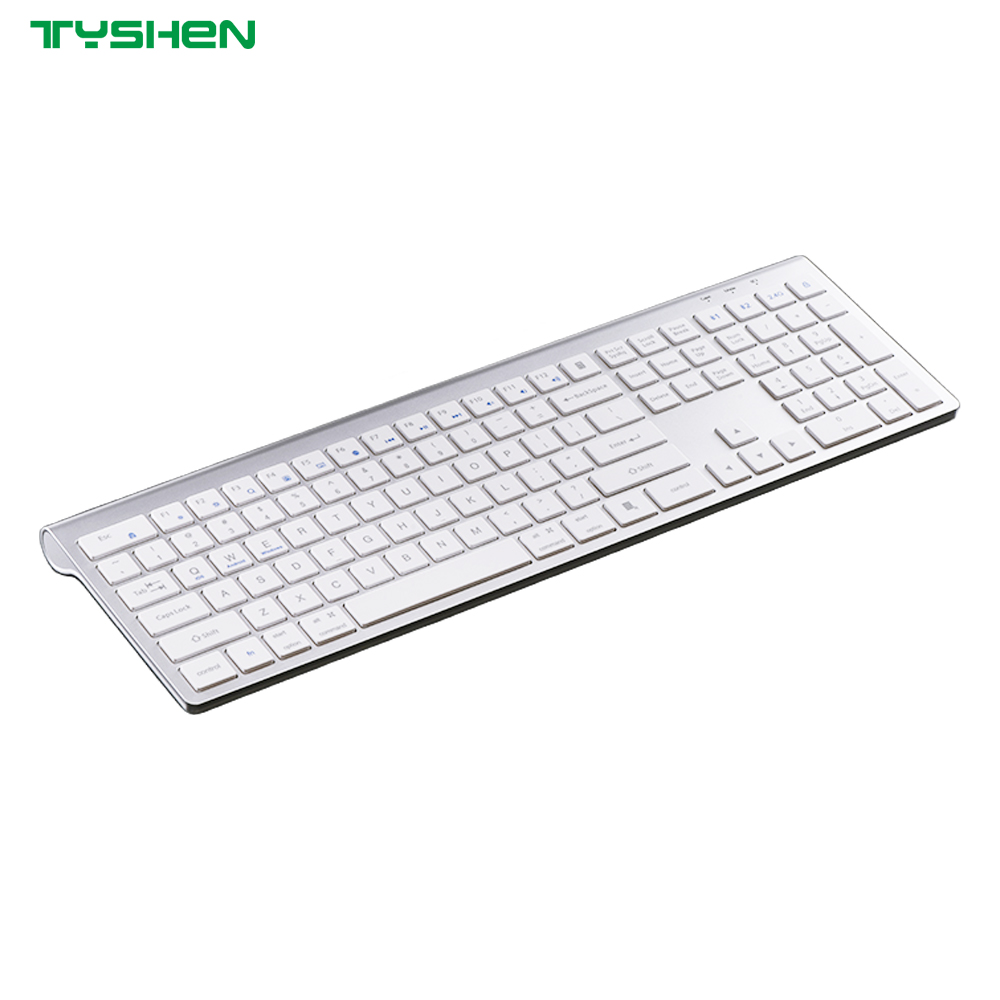 Tri-Mode Wireless 110 Keys Office Keyboard OEM Supplier Bluetooth 2.4G Rechargeable