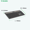 Wireless 110 Keys Office Keyboard OEM Supplier Bluetooth 2.4G Knob Control Rechargeable