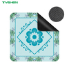 Custom Logo Jacquard Mahjong Table Mat 2mm Thick Non Slip Card Game Pad
