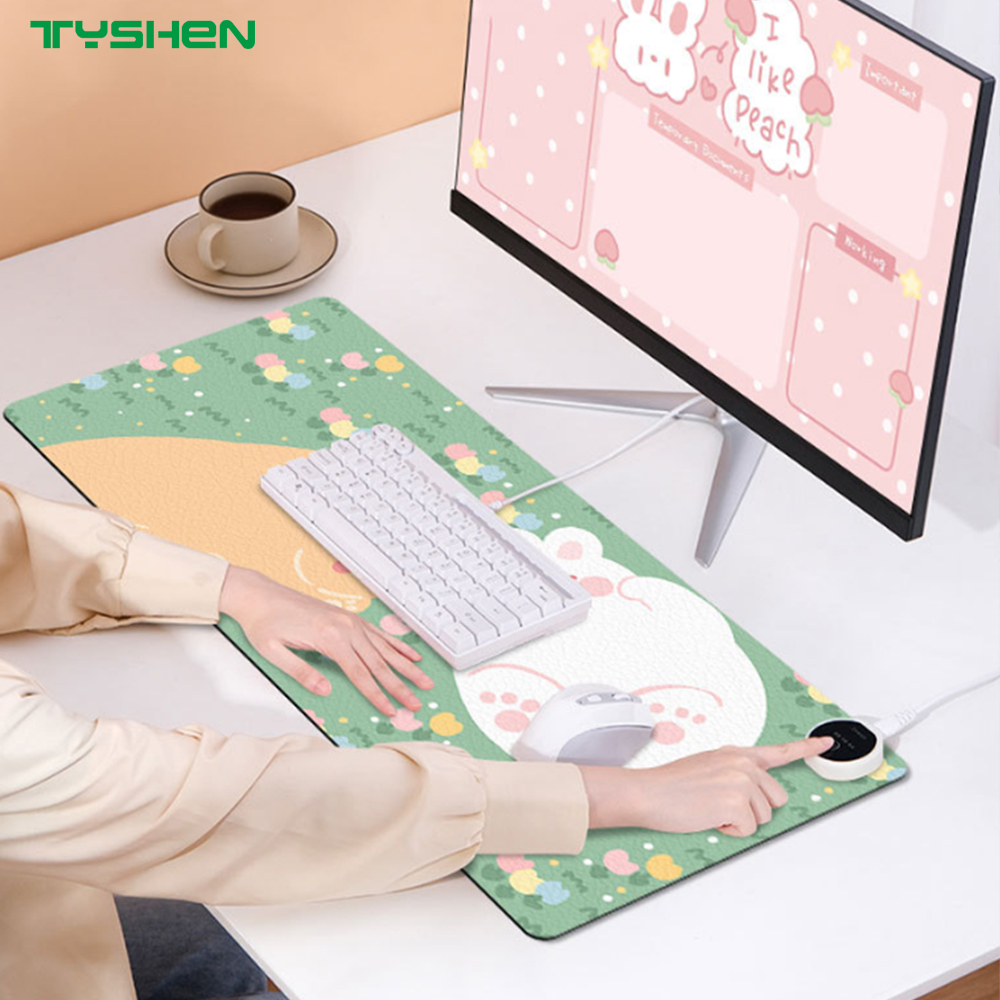 Factory Direct Heated Mouse Pad with Hand Warmer and Custom Logo