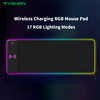 15W Fast Wireless Charging RGB Gaming Mouse Pad with Custom Logo
