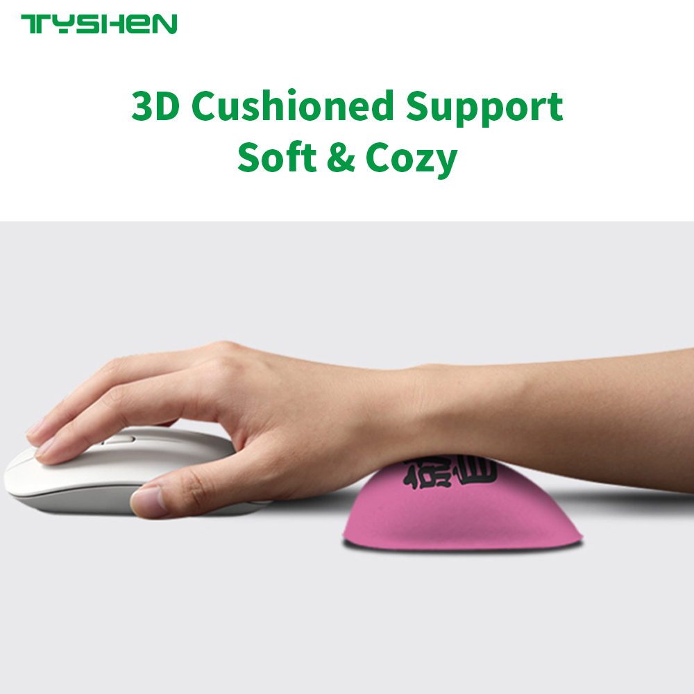 Custom Silicone Gel Ergonomic Wrist Rest Mouse Pad with Logo