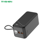 50000mAh 22.5W Fast Charging Power Bank with 3-in-1 Built-in Cables
