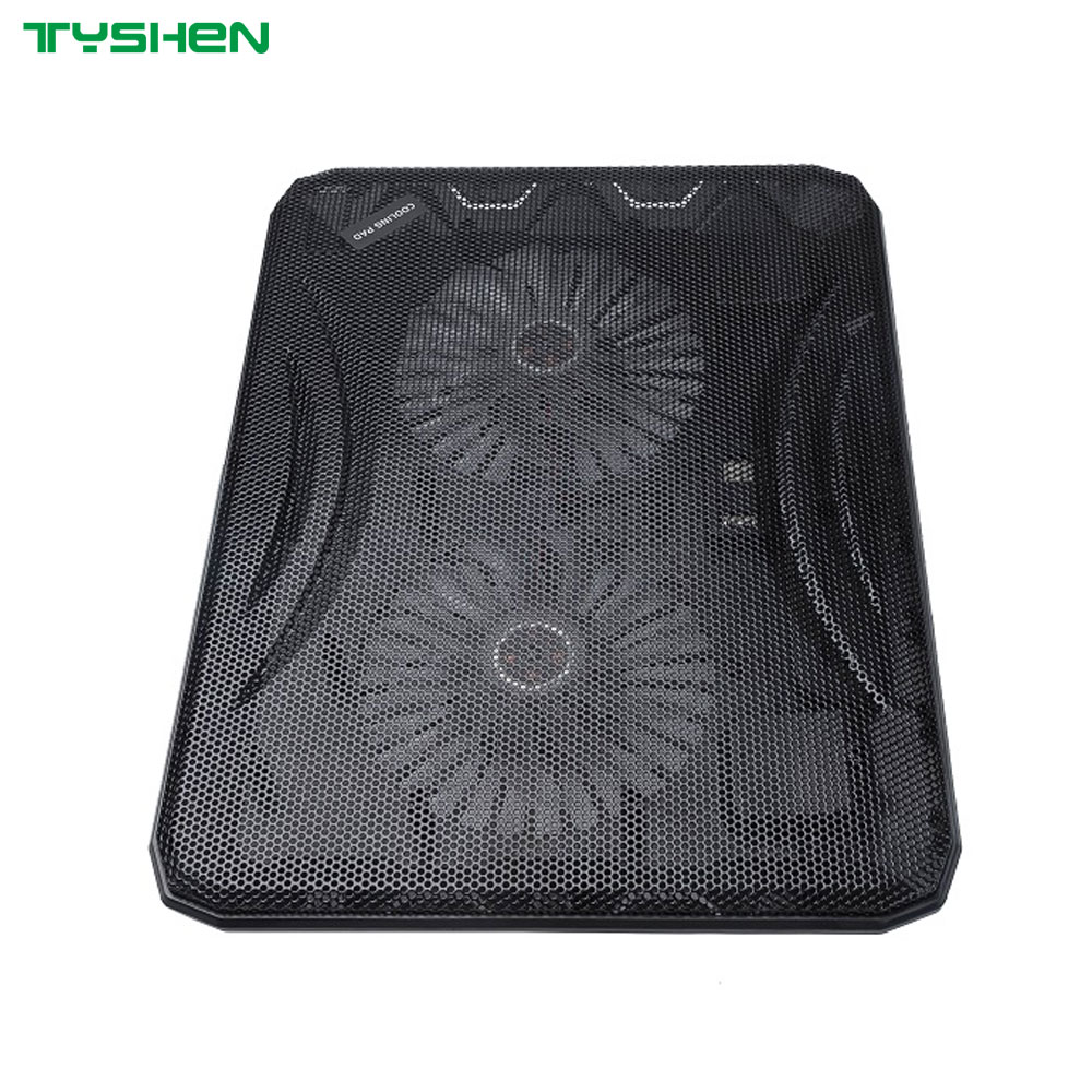 Fixed Height Dual Fan Laptop Cooling Pad