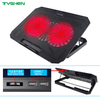 RGB 14CM Speed Control 2 Fan Laptop Cooling Stand