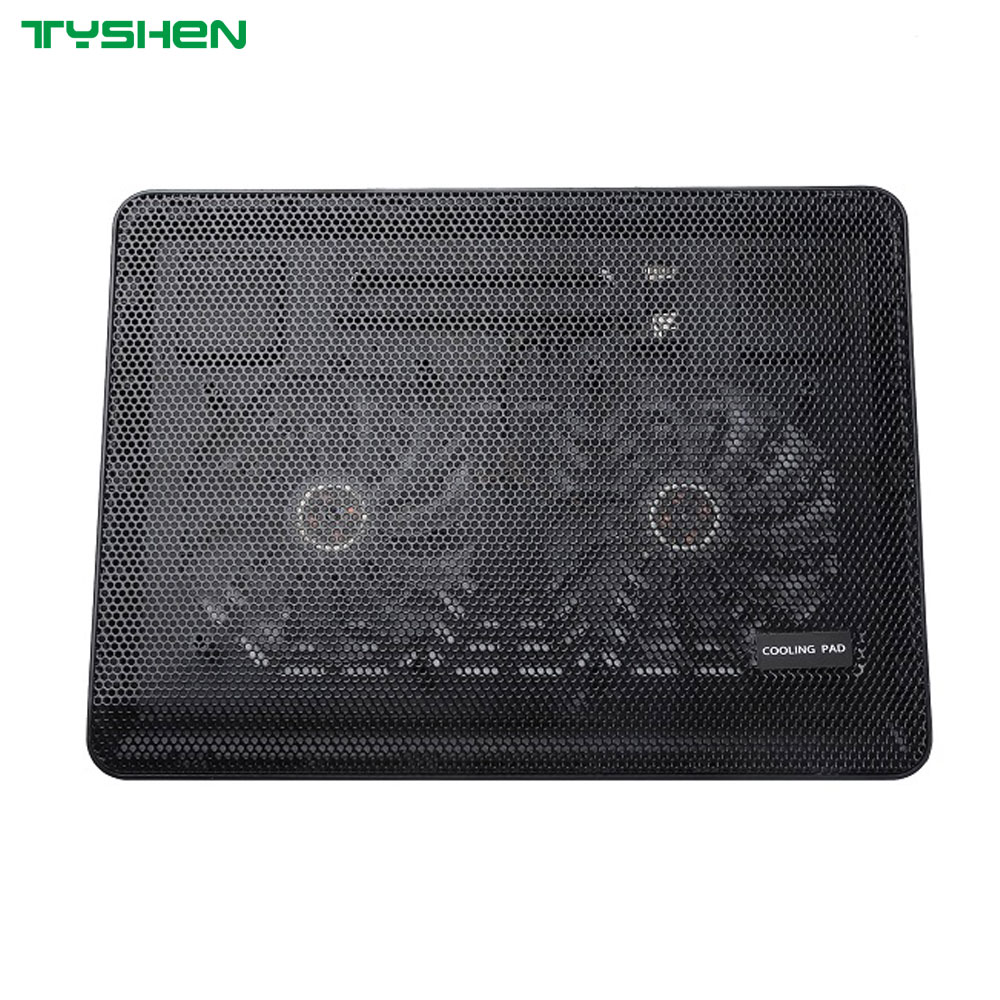Wholesale Dual Fan LED Quiet USB Powered Slim Laptop Cooling Fan