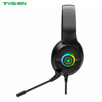 HiFi Stereo Bass RGB Gaming Wired Headset Noise Cancelling Microphone OEM