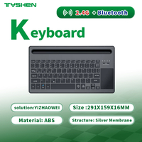 2.4G Bluetooth Touchpad Keyboard with RGB Backlight for Office Use