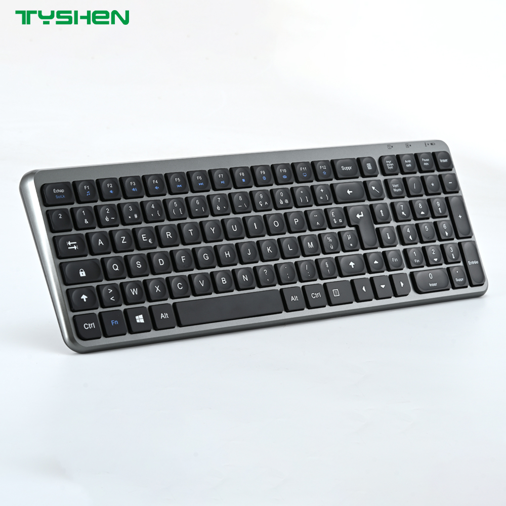 ISO Layout European Full Size Office Numeric Typing Wireless Keyboard