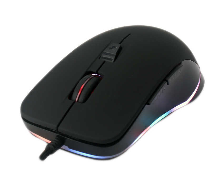 6D RGB Gaming Mouse,With 4 Mode of Lighting,with Lighting Belt at the Bottom of the Housing Case